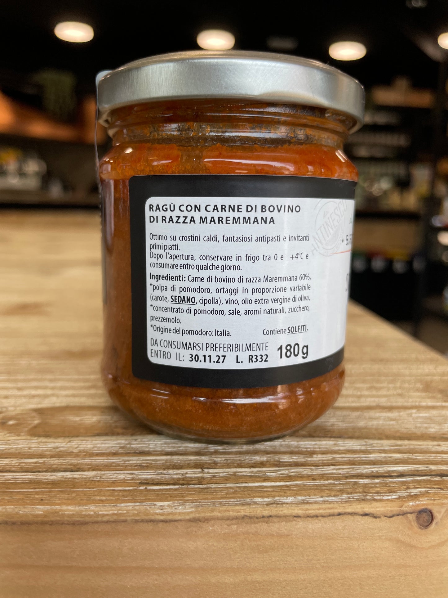 Ragù con carne di razza Maremmana, da Antinesco