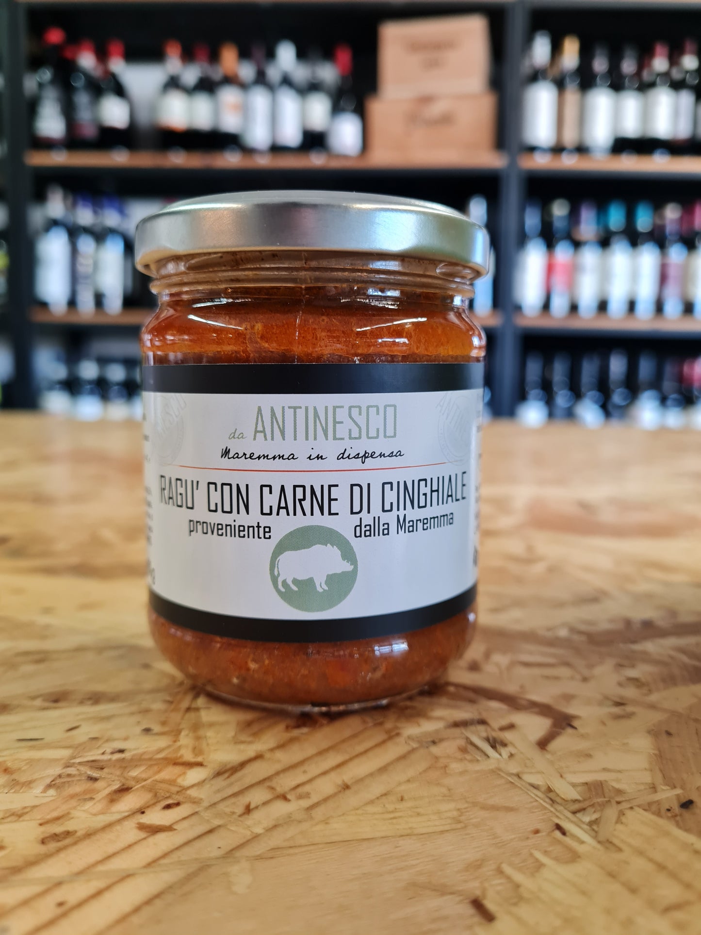 Ragù con carne di Cinghiale, da Antinesco